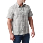 Сорочка тактична 5.11 Tactical Nate Short Sleeve Shirt Titan Grey Plaid 2XL - изображение 4