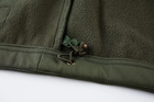 Водонепроницаемая Дышащая Теплая Тактическая Флиска-Куртка Softshell M Олива - изображение 4