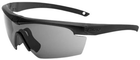 Очки защитные баллистические ESS Crosshair Black with Smoke Gray Lense EE9014-08 (019) (2000980616749) - изображение 1
