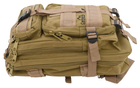 Рюкзак тактический полевой износостойкий для силовых структур CATTARA 30L ARMY 13865 Коричневый (OPT-18001) - изображение 3