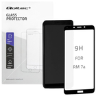 Hartowane szkło ochronne Qoltec Premium do Xiaomi Redmi 7A Przezroczyste/Czarne (5901878521480) - obraz 1