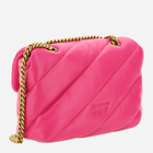 Сумка крос-боді жіноча шкіряна Pinko Love Mini Puff Shoulder Bag 100039A0F2 Рожева (8057769085931) - зображення 3