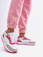 Sneakersy damskie na wysokiej platformie do kostki Henley 38 Biały/Różowy (5905677652352) - obraz 6