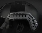 Боковые рейки для шлема Fast с резинками, боковая крепь Black - изображение 3