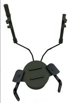 Адаптер кріплення для активних навушників Peltor/Earmor/Walkers на шолом Black - зображення 7