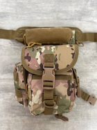 Тактична сумка на стегно військова сумка на ногу мультикам - зображення 4