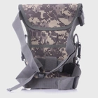 Тактическая сумка B05 на бедро военная сумка на ногу серая пиксель - изображение 6