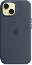 Панель Apple MagSafe Silicone Case для Apple iPhone 15 Storm Blue (MT0N3) - зображення 3
