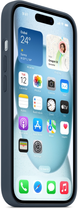 Панель Apple MagSafe Silicone Case для Apple iPhone 15 Storm Blue (MT0N3) - зображення 7