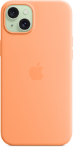 Панель Apple MagSafe Silicone Case для Apple iPhone 15 Plus Orange Sorbet (MT173) - зображення 4