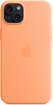 Панель Apple MagSafe Silicone Case для Apple iPhone 15 Plus Orange Sorbet (MT173) - зображення 5