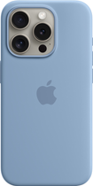 Панель Apple MagSafe Silicone Case для Apple iPhone 15 Pro Winter Blue (MT1L3) - зображення 1