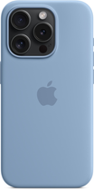 Панель Apple MagSafe Silicone Case для Apple iPhone 15 Pro Winter Blue (MT1L3) - зображення 4