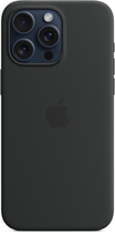 Панель Apple MagSafe Silicone Case для Apple iPhone 15 Pro Max Black (MT1M3) - зображення 2