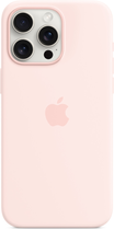 Панель Apple MagSafe Silicone Case для Apple iPhone 15 Pro Max Light Pink (MT1U3) - зображення 3
