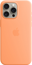 Etui Apple MagSafe Silicone Case do Apple iPhone 15 Pro Max Orange Sorbet (MT1W3) - obraz 1
