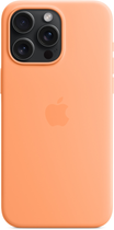 Etui Apple MagSafe Silicone Case do Apple iPhone 15 Pro Max Orange Sorbet (MT1W3) - obraz 4