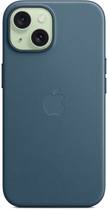 Панель Apple MagSafe FineWoven Case для Apple iPhone 15 Pacific Blue (MT3G3) - зображення 4
