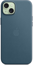 Панель Apple MagSafe FineWoven Case для Apple iPhone 15 Plus Pacific Blue (MT4D3) - зображення 4