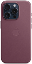 Панель Apple MagSafe FineWoven Case для Apple iPhone 15 Pro Mulberry (MT4L3) - зображення 2