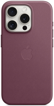 Панель Apple MagSafe FineWoven Case для Apple iPhone 15 Pro Mulberry (MT4L3) - зображення 3