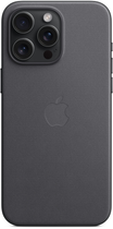 Панель Apple MagSafe FineWoven Case для Apple iPhone 15 Pro Max Black (MT4V3) - зображення 4