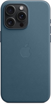 Панель Apple MagSafe FineWoven Case для Apple iPhone 15 Pro Max Pacific Blue (MT4Y3) - зображення 4