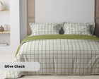 Комплект постельного белья ТЕП Двуспальный 215х180 Olive Check (2-01691_25143)