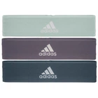 Набор эспандеров Adidas Resistance Band Set (L, M, H) зеленый, фиолетовый, темно-синий Уни 70х7,6х0,5 ADTB-10711