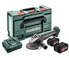 Акумуляторна кутова шліфмашина Metabo W 18 7-125 2 акб 4 Ah, у кейсі (602371510)