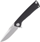 Нож складной ANV Knives Z100 Liner lock, G10, Plain Edge ANVZ100-008 Черный (2000980604487) - изображение 1