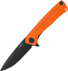 Нож складной ANV Knives Z100 DLC, Liner lock, G10, Plain Edge ANVZ100-035 Оранжевый (2000980604562) - изображение 1