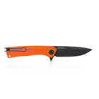 Нож складной ANV Knives Z100 DLC, Liner lock, G10, Plain Edge ANVZ100-035 Оранжевый (2000980604562) - изображение 4
