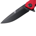 Нож складной ANV Knives Z100 DLC, Liner lock, G10, Plain Edge ANVZ100-025 Красный (2000980604555) - изображение 5