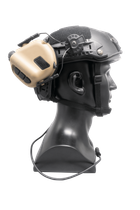 Активні навушники EARMOR M32H для ARC Helmet Rails койот - зображення 3
