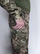 Штани утеплені на флісі тактичні, військові ЗСУ зимові піксель Розмір 3XL (56) - зображення 8