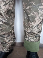 Штани утеплені на флісі тактичні, військові ЗСУ зимові піксель Розмір 2XL (54) - зображення 13