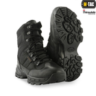 Берцы зимние мужские тактические непромокаемые ботинки M-tac Thinsulate Black размер 44 (29 см) высокие с утеплителем