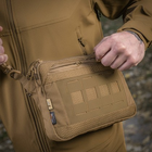 Однолямочная тактическая сумка M-Tac Admin Bag Elite Coyote с отсеком для пистолета - изображение 7
