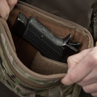 Однолямочная тактическая сумка M-Tac Admin Admin Bag Elite Multicam с отсеком для пистолета - изображение 15