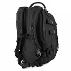 Штурмовий рюкзак 25 л M - Tac Mission Pack Laser Cut Black з місцем для гідратора і D- кільцях на плечах - зображення 3