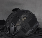Кавер на шлем типа FAST без ушей (размер М) (чёрный) - изображение 3