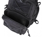 Сумка через плечо мужская тактическая слинг Protector Plus 202X-Molle армейский однолямочный мини-рюкзак, нагрудный Черный - изображение 5
