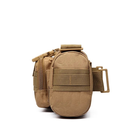 Поясная тактическая сумка военная B04 MOLLE через плечо молли койот - изображение 5