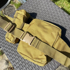 Поясная тактическая сумка А33 военная бананка койот - изображение 3