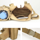 Поясна тактична сумка А33 військова бананка койот - зображення 8
