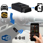 Автомобильный диагностический сканер адаптер Mini scanner ELM327-OBD2 WiFi с отображением информации на смартфоне (Android, iOS)