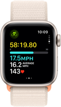 Smartwatch Apple Watch SE (2023) GPS 40mm Starlight Aluminium Case with Starlight Sport Loop (MR9W3) - obraz 6
