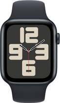 Smartwatch Apple Watch SE (2023) GPS 44mm Midnight Aluminium Case with Midnight Sport Band - M/L (MRE93) - obraz 2