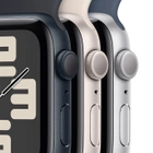 Смарт-годинник Apple Watch SE (2023) GPS 44mm Midnight Aluminium Case with Midnight Sport Band - S/M (MRE73) - зображення 3